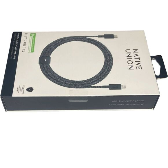 iPhone Charger Cable 10ft USB-C to Lightning MFi-Certified Fast Charging Belt XL - Picture 9 of 9